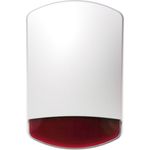 LUPUSEC Außensirene V2, IP54, 110dB sorgen für Aufmerksamkeit in der Nachbarschaft, mit Blitzlicht, Über Zentrale einstellbar, Batterie- oder Netzteilbetrieb, 12033