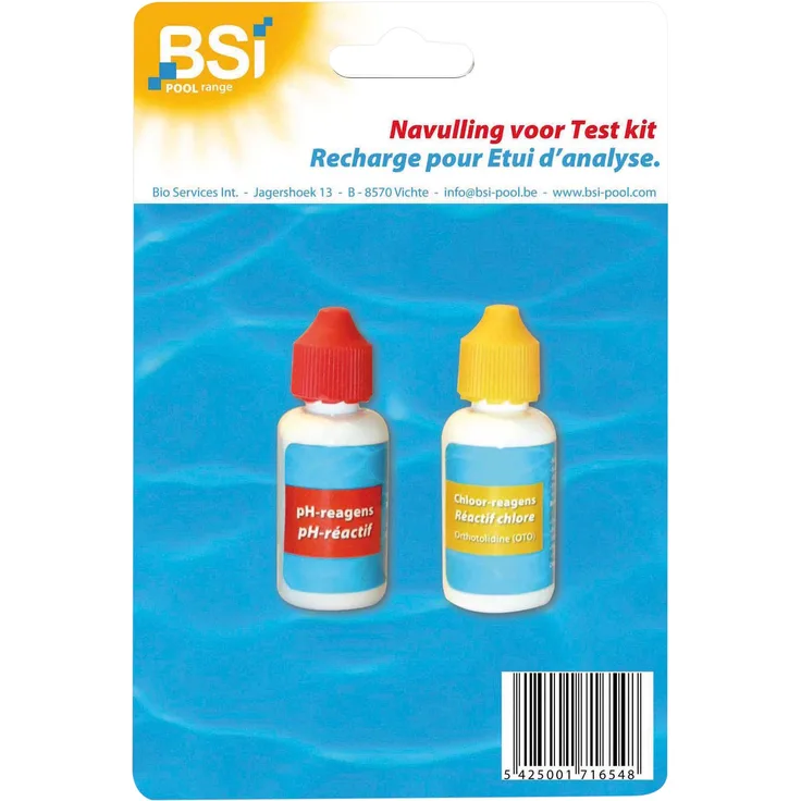 BSI Nachfüllpack PH + CL, zum Testen des Poolwassers