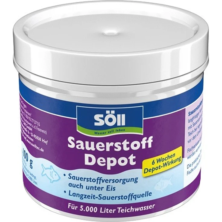 Söll 11070 SauerstoffDepot-Tabs - Bringt Fische gesund durch den Winter - 10 Tabs – Bild 1