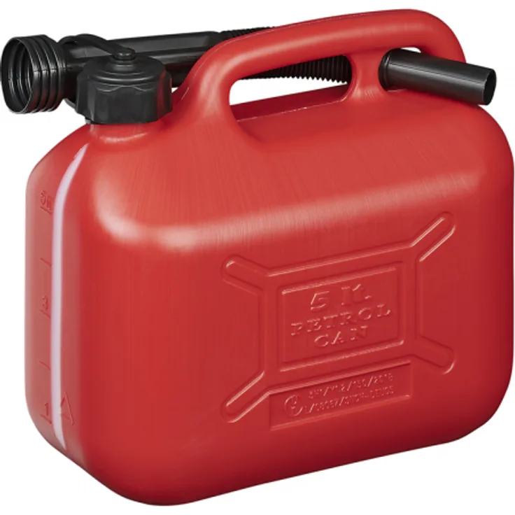 Benzinkanister 5L Kunststoff rot UN-geprüft