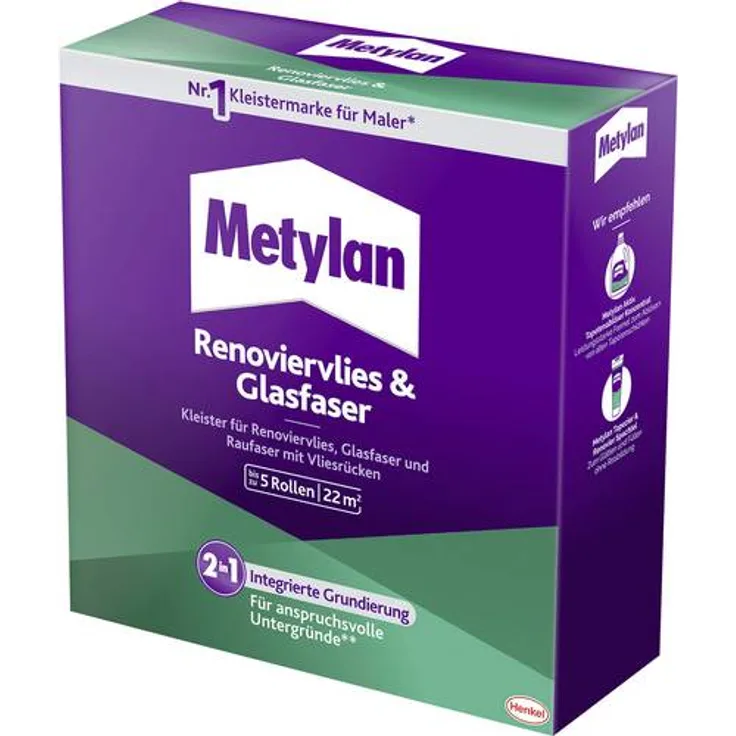 Metylan Renoviervlies & Glasfaser Tapetenkleister MPRV5 500g