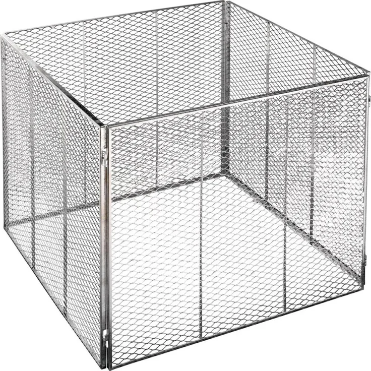 Komposter Brista Streckmetall, 100 X 100 X 80 cm Metallkomposter feuerverzinkt – Bild 1