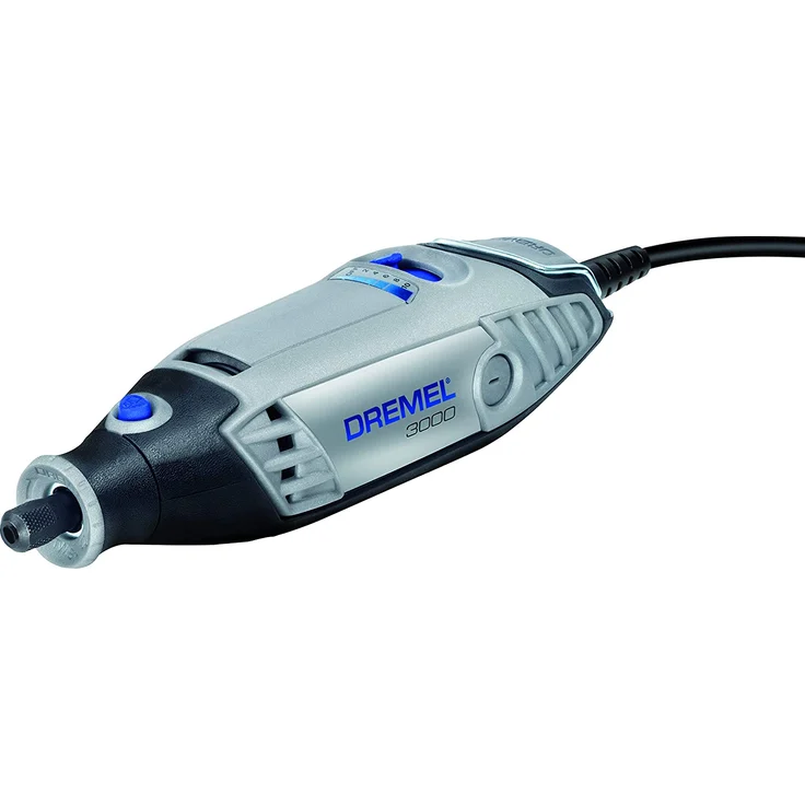 Dremel 3000 Multifunktionswerkzeug, 130W, Set mit 5 Zubehören, Variable Drehzal 10.000-33.000 U-min zum Schneiden, Schleifen, Gravieren, Polieren, Schärfen, Reinigen, Schnitzen – Bild 1