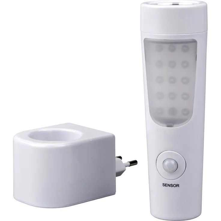 Grundig Taschenlampe 41970, Nachtlicht und in 1, Plastik, weiss/Grau, 10 5.4 16.7 cm