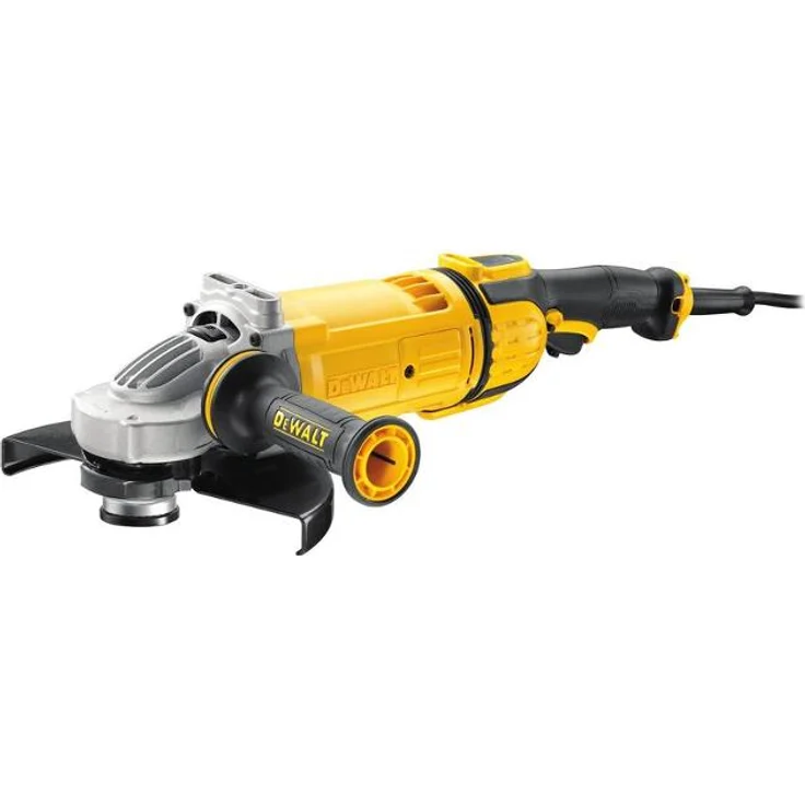 DeWalt Winkelschleifer (2,600 Watt, 230 mm Scheiben-Ã¸, austauschbare Kohlebürsten, Überlastungsschutz, Sanftanlauf, vibrationsgedämpfter drei-Postions-Zusatzhandgriff, inkl. Zubehör) DWE4579 – Bild 1