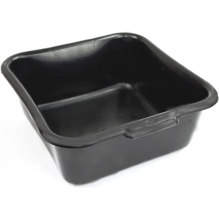 Markenlos Ölauffangwanne Ölwanne 9L Auffangwanne 31x31x13cm Kunststoff schwarz Wanne Kübel