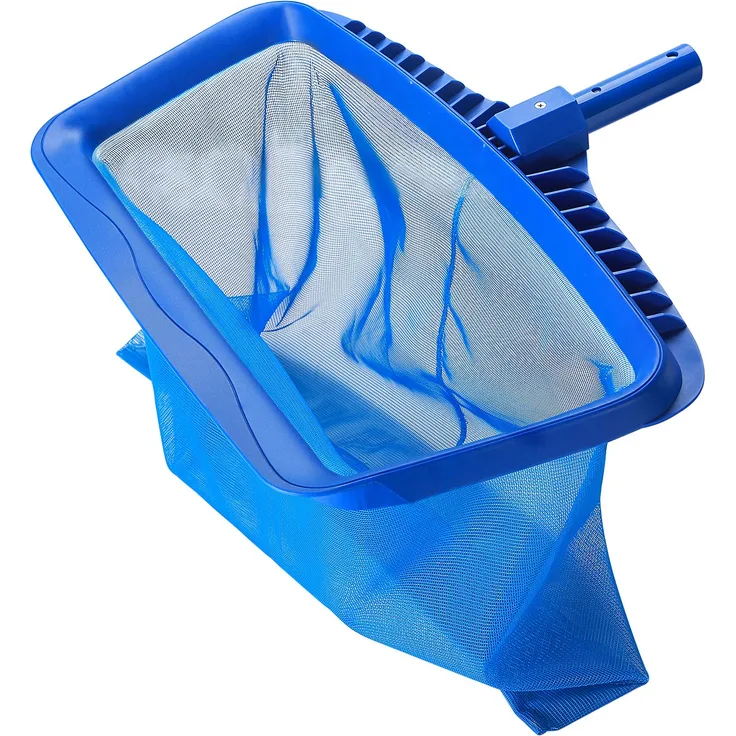 Flexzion Pool-Skimmer 50,8 cm feinmaschiger Laubbesen mit 38,1 cm tiefem Netzbeutel, Ersatz für Standard-Stangen, strapazierfähiges Reinigungswerkzeug für Schwimmbad, Teich, Spa, schnelle Entfernung von Schmutz