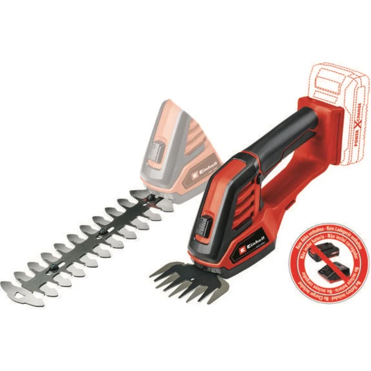 Einhell Akku-Gras- und Strauchschere GE-CG 18-100 Li Power X-Change - ohne Akku ohne Ladegerät – Bild 1