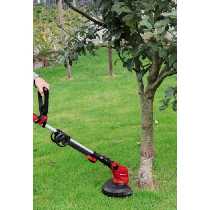 Einhell Elektro-Rasentrimmer GE-ET 5027 (500 W, 11.000 1-min Umdrehungen, 270 mm Schnittkreis, Flowerguard, verstellbarer Motorkopf, Führungsräder) – Bild 6