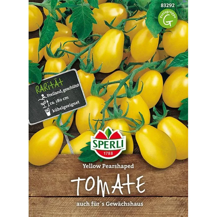 Sperli Tomate Yellow Pearshaped