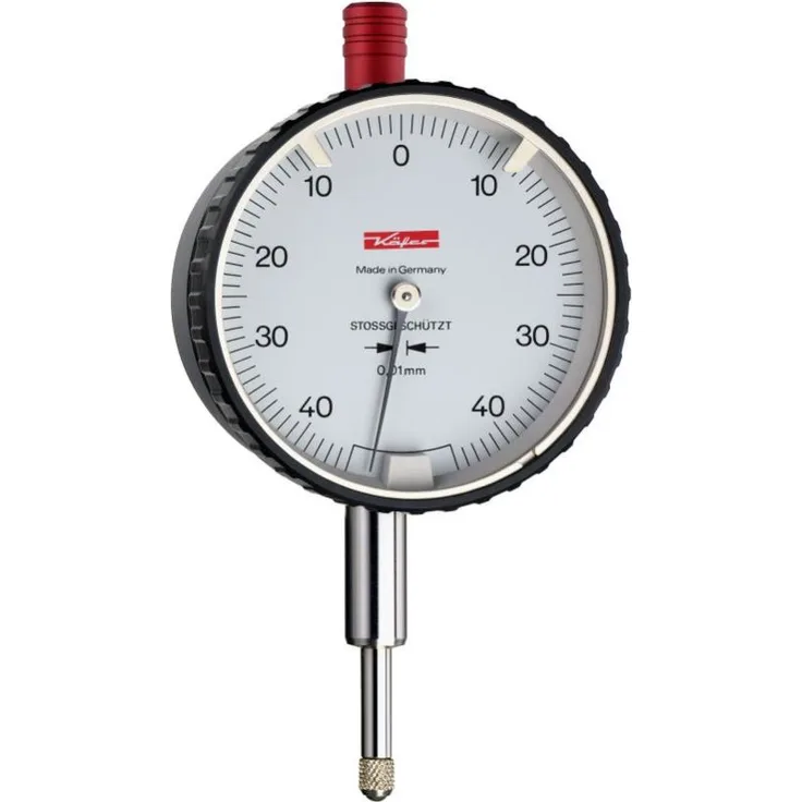 Käfer Messuhr 0,01mm - 0,8mm - 58mm - Stoßschutz - ISO 4 63 - DIN 878 10020 (10020)