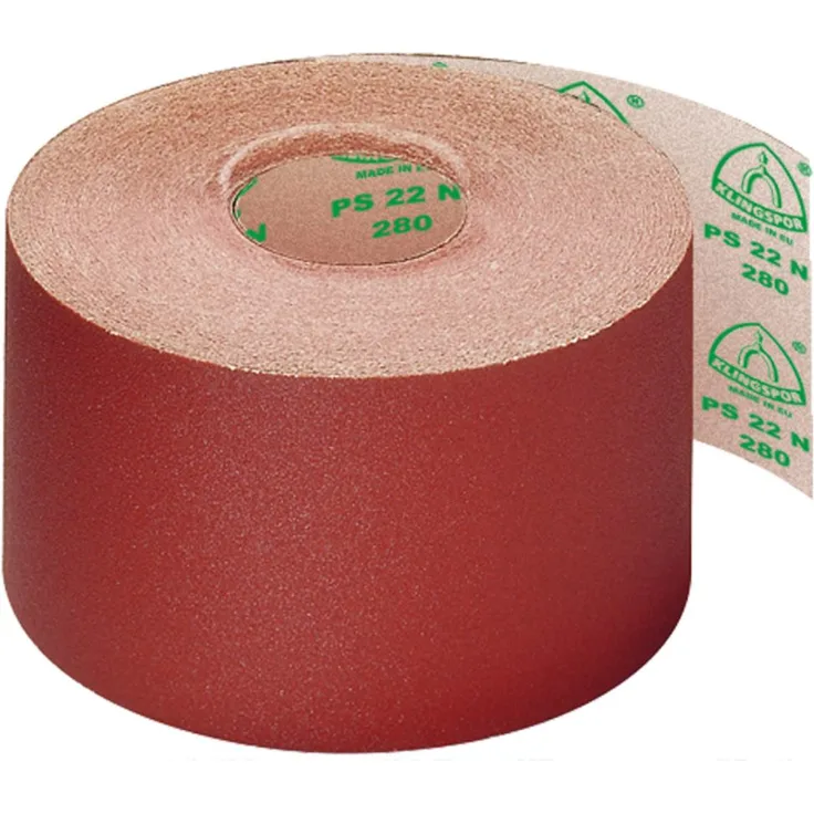 Klingspor Schleifpapier-Rollen PS 22 N, Abm.: 115x50000 mm, Korn: 80 (244613)