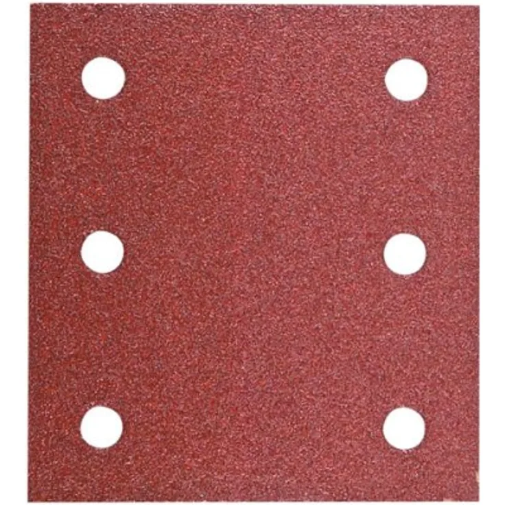 Hitachi – 753042 Raumfahrt-Schleifblätter Schleifpapier 114 x 104 mm Körnung 60 mit Klettverschluss (10 Stück)