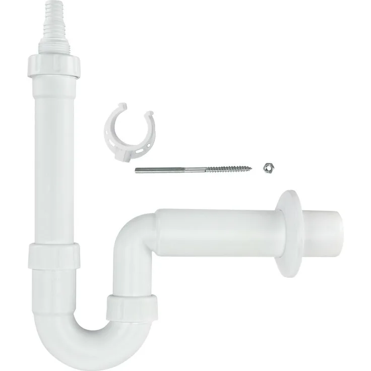 Kunststoff Waschmaschinensiphon DN40 Waschmaschinensifon Ablaufgarnitur Siphon