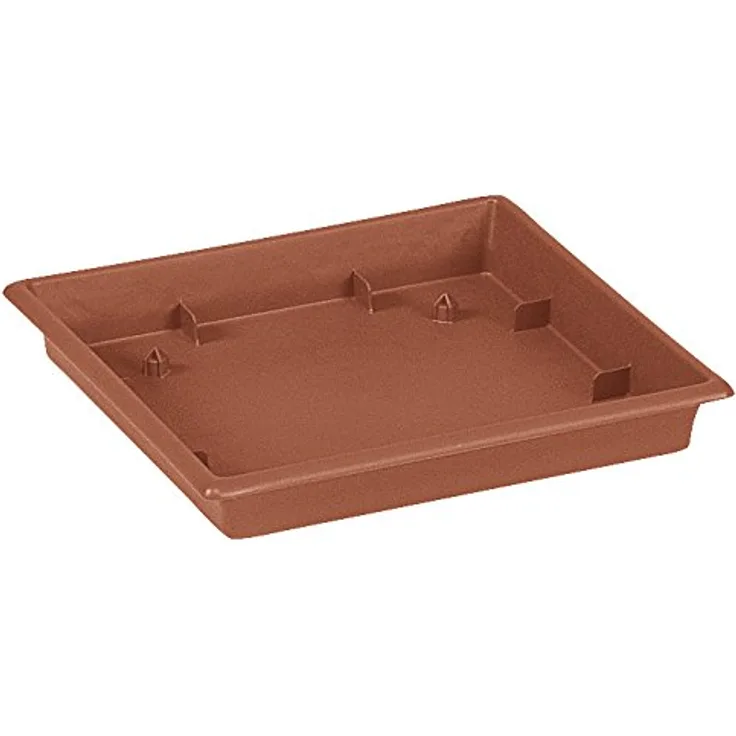 Emsa Untersetzer für Terra Grande Blumenkübel, 25 x 25 cm, Kunststoff, Terrakotta, Terra Grande, 516968