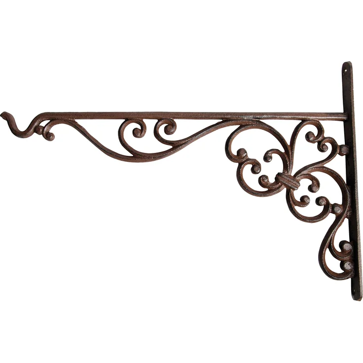 Esschert Design Haken für Hanging Basket, Befestigung für Hängekörbe, Halterung Blumenampeln XL