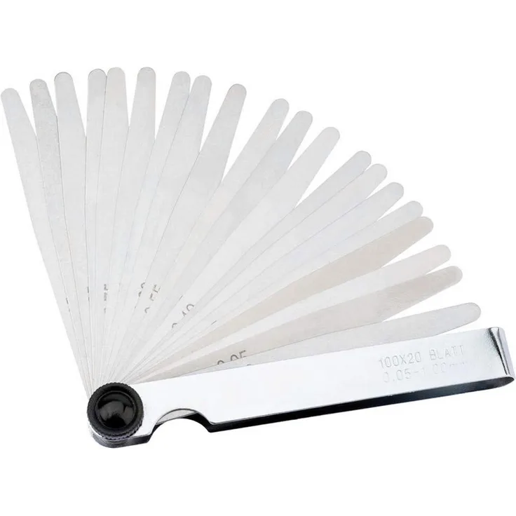 Draper 51701 Metrisches Fühlerlehre-Set mit 20 Klingen, blau