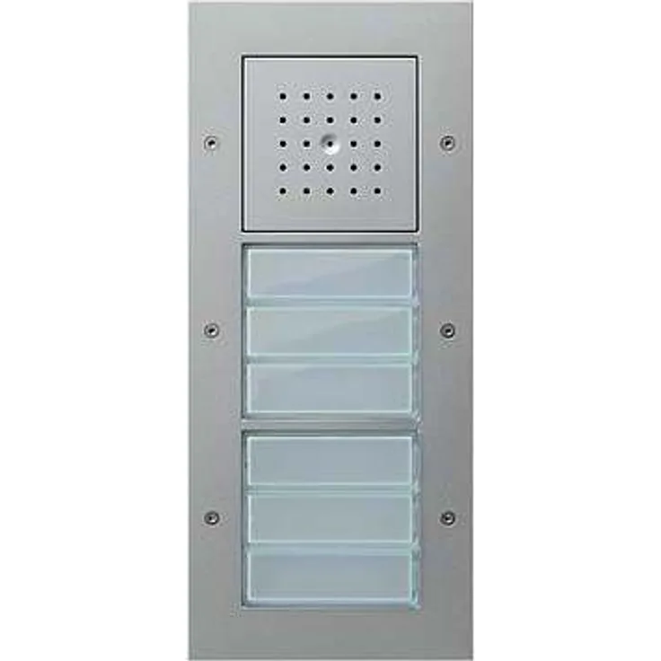 Gira 126865 Türstation AP 6-fach Farbe Alu