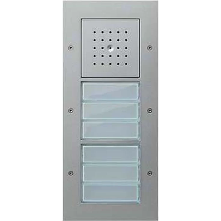 Gira 126865 Türstation AP 6-fach Farbe Alu