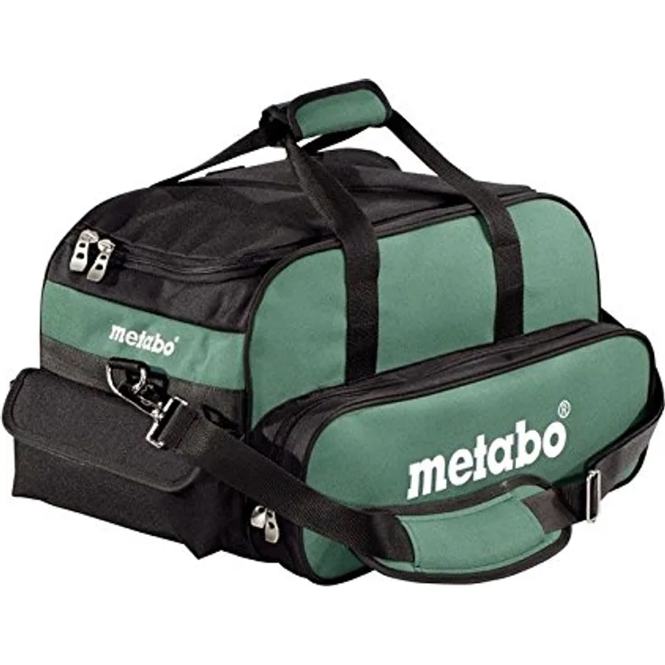Metabo Werkzeugtasche, groß, 1 Stück, 657007000 grün schwarz Stoff Reißverschluss