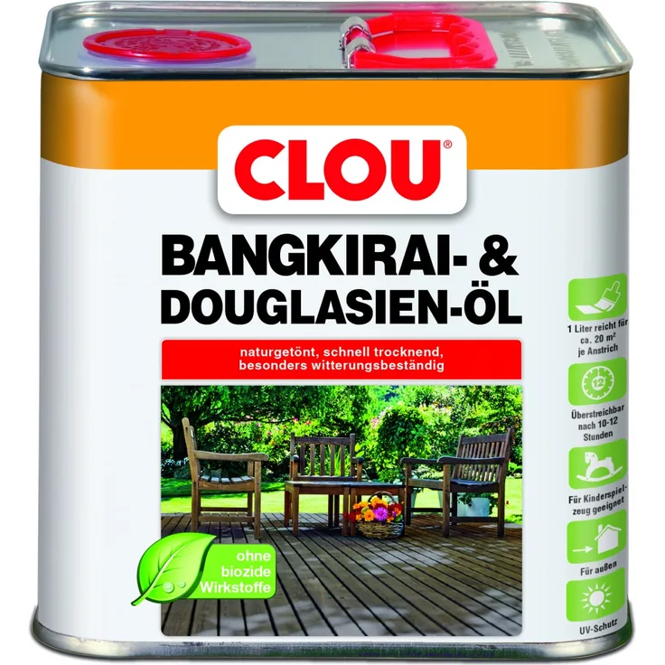 Clou Bangkirai & Douglasien Öl 2,5 l