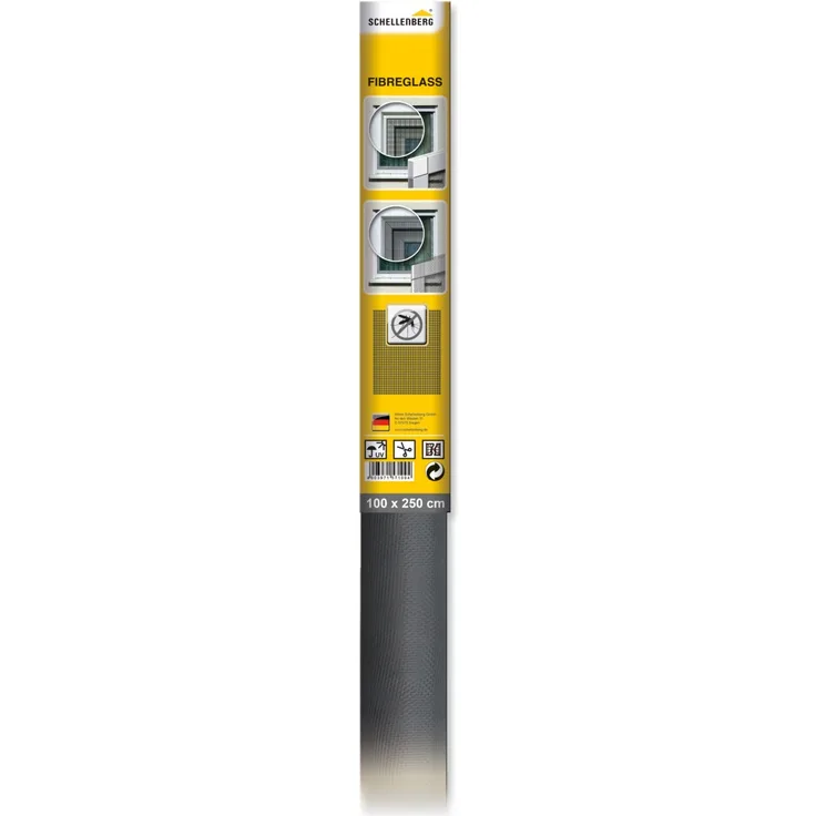 Schellenberg Insektenschutz Gitter Minirolle 100 x 250 cm, anthrazit