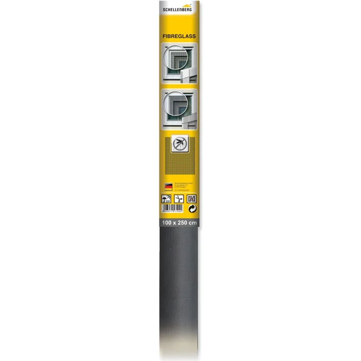 Schellenberg Insektenschutz Gitter Minirolle 100 x 250 cm, anthrazit