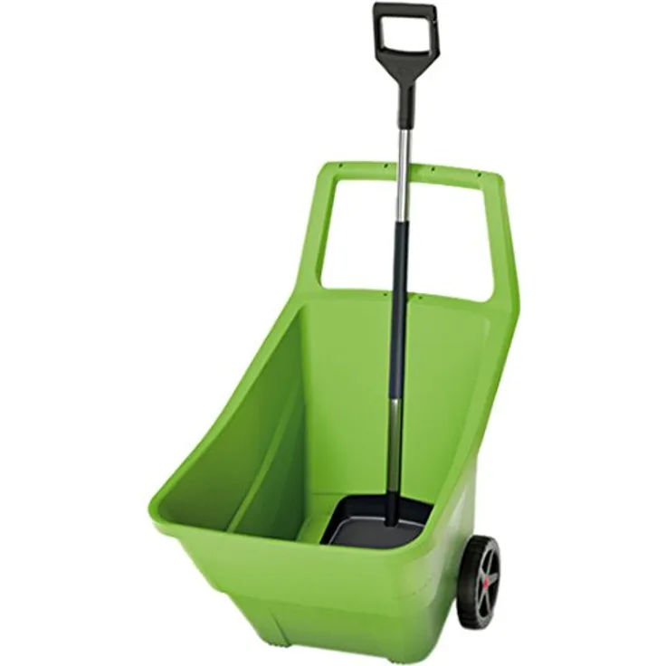 Prosper Plast iwo55s-370u 50 x 61 x 84 cm 55 Liter Laden und Go Schubkarre Oliv (12-teilig)