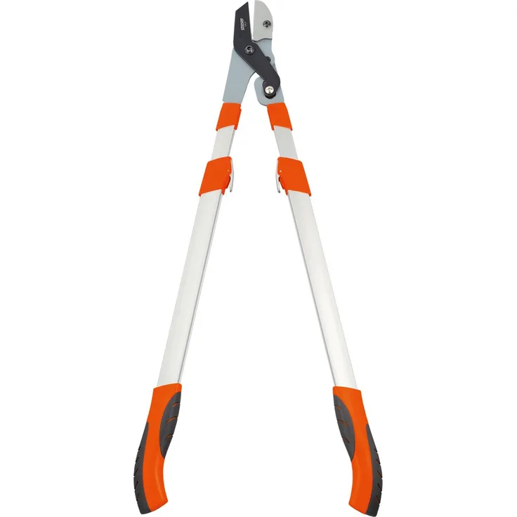 Amboss Astschere Stocker 2092 mit Teleskopstiel aus Aluminium Tube dreieckig Ergonomischer Griff Messer Teflon beschichtet