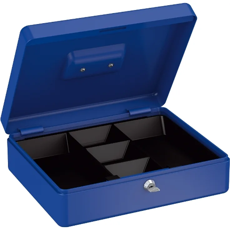 BASI - Geldkassette - GK 10 - Blau - H90xB300xT240mm