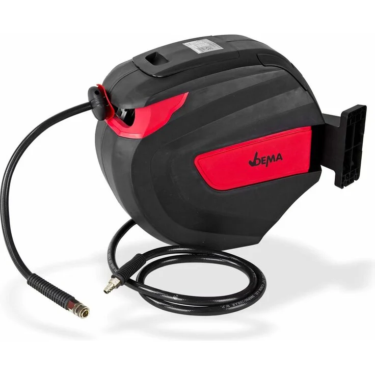 Dema - Druckluft Schlauchtrommel - Schlauchaufroller 25 m Automatik selbstaufrollend