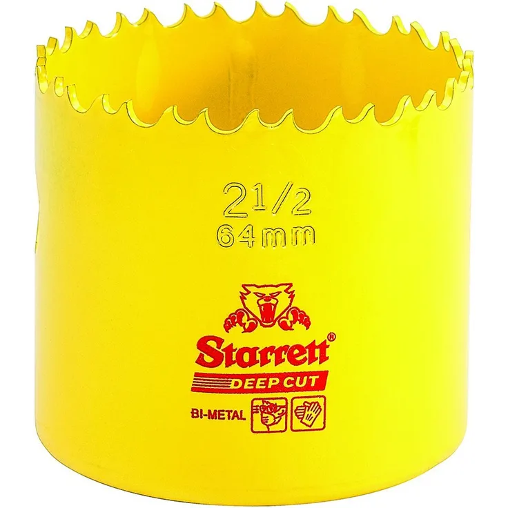 Starrett dch064 – Krone Perf. BiMetal Deep Cut 64 mm. Diam.