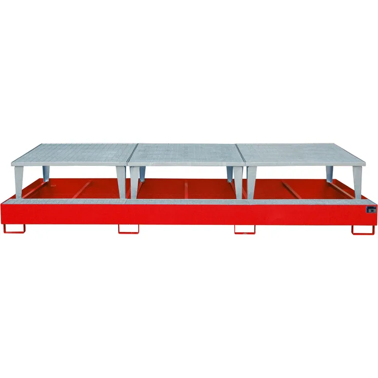 Bauer Auffangwanne AWA 1000-3, lackiert, Feuerrot