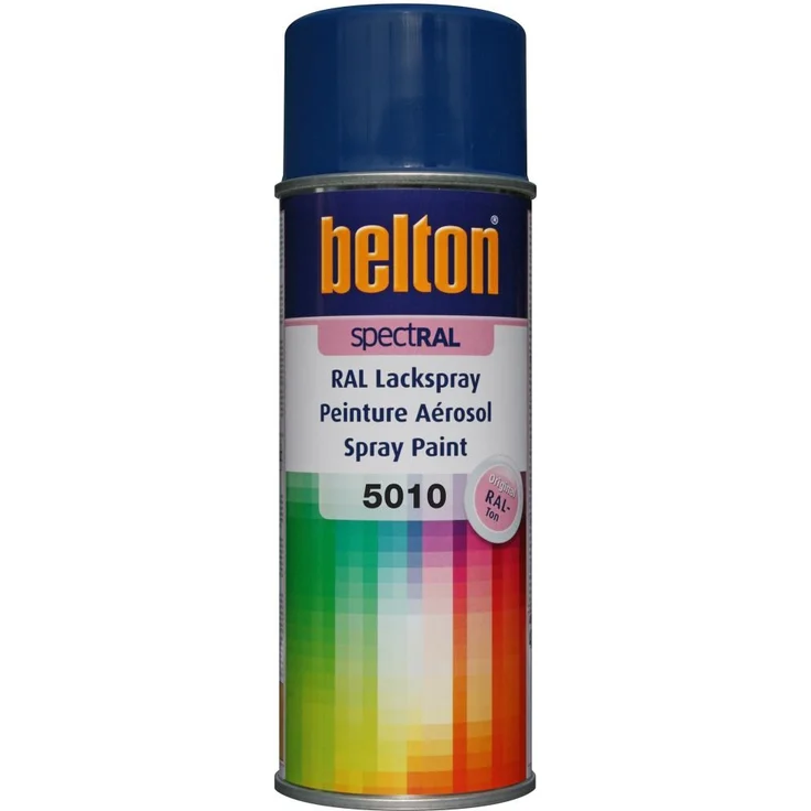 belton SpectRAL Lackspray 400 ml, enzianblau, RAL 5010 – Bild 1