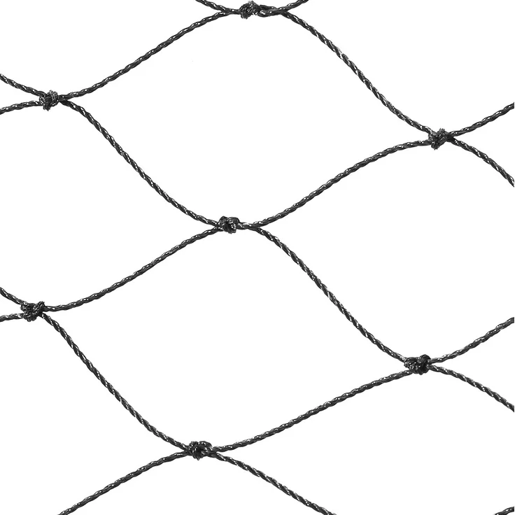 Windhager Katzenschutz-Netz Katzennetz für Balkon Terrasse und Fenster, Robustes HDPE-Gewebe, 2,5 x 6 m, schwarz, 06776