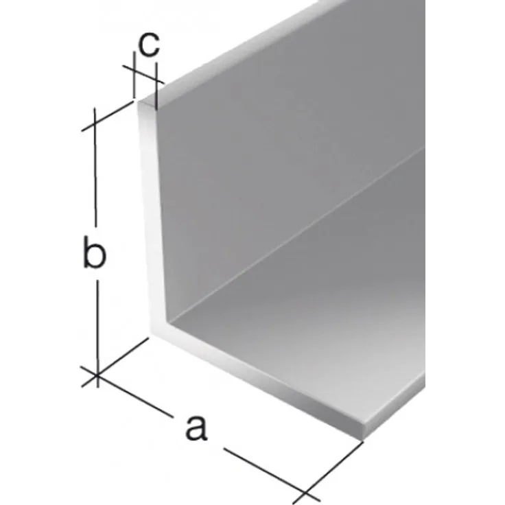 GAH Alberts WINKELPROFIL 474614 Alu Silber.2m-10x1