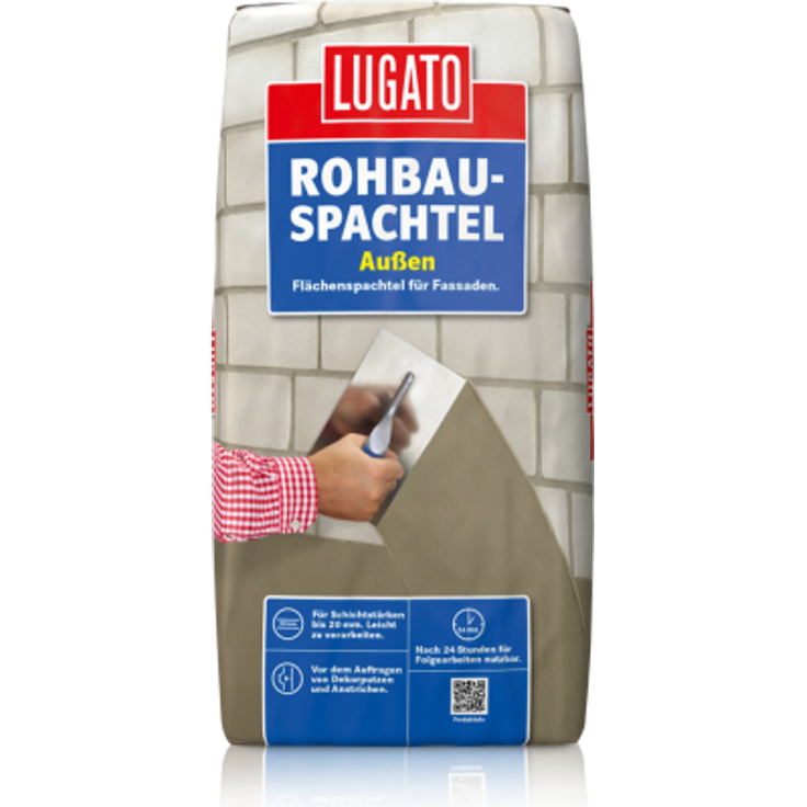 Lugato Rohbauspachtel aussen 5kg Nr. 5900 Flächenspachtel Fassadenspachtel
