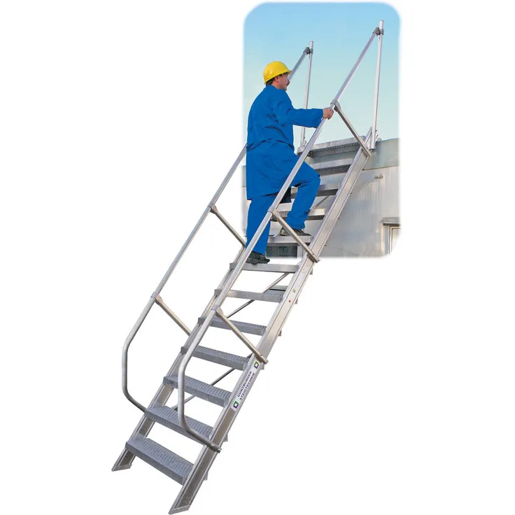 Günzburger Treppe 60° inkl. einen Handlauf, 600mm Stufenbreite, 5