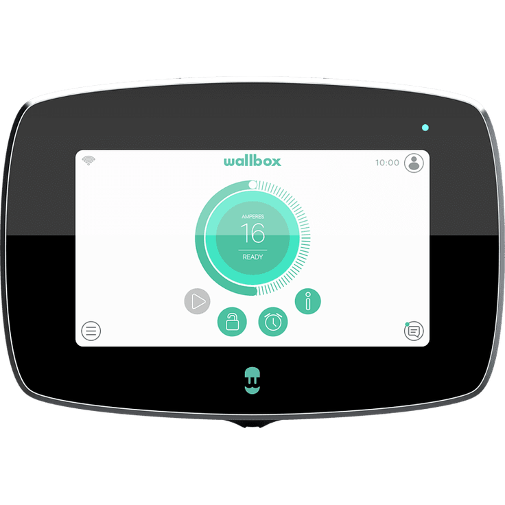 WALLBOX Commander 2 22KW Stationäre Ladestation für Elektrofahrzeuge, Schwarz