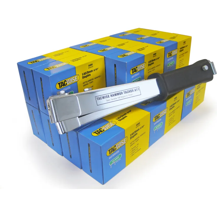 Tacwise 1179 A11 Hammertacker +Box (140-8mm,5.000 pro Verpackung) Edelstahlklammern