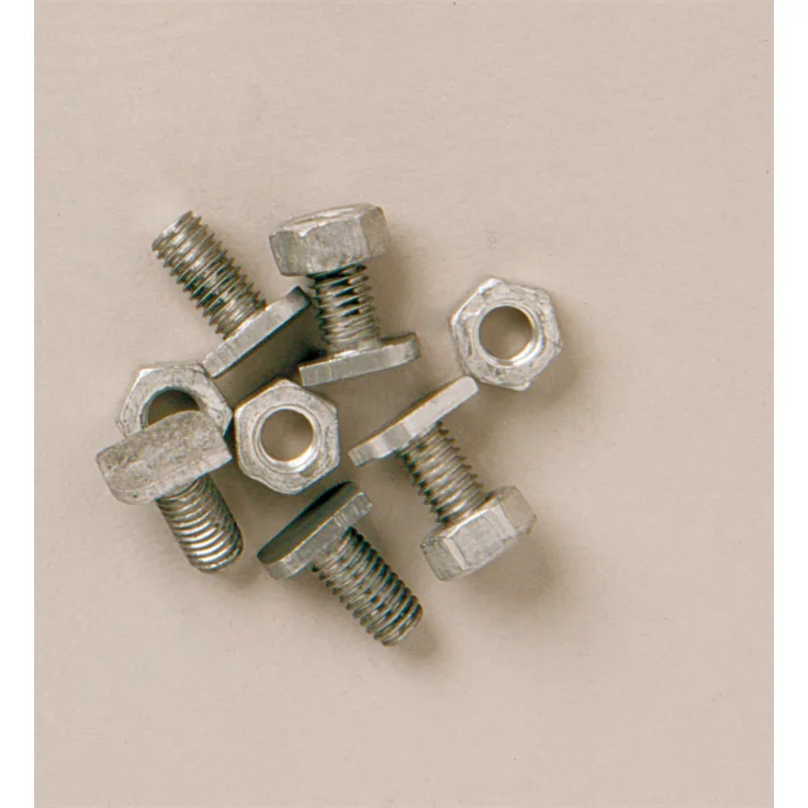 Pergart Universal Schrauben-, Mutternsatz aus Aluminium 10 Stück