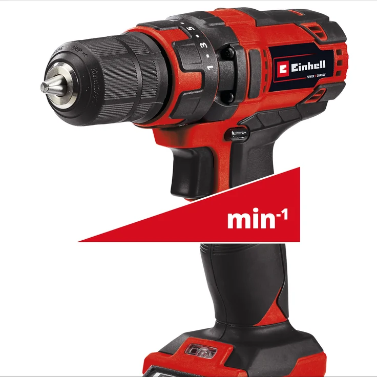 Einhell Akkuschrauber TC-CD 18/35 Li Kit Power X-Change PXC (Li-Ion, 18 V, 550 min.-1, 35 Nm, 10 mm Bohrfutter, 1,5 Ah PXC-Akku und Ladegerät, Aufbewahrungskarton) – Bild 3
