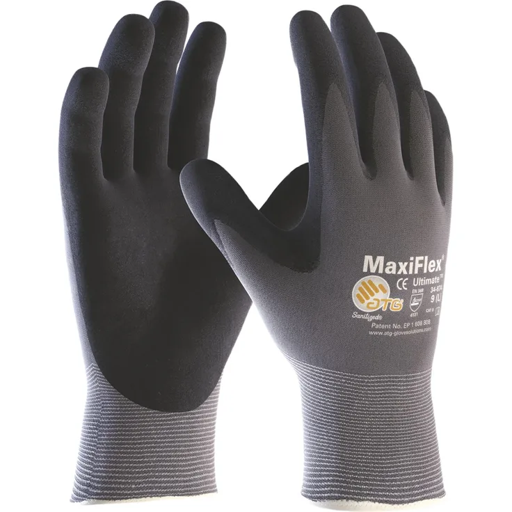 ATG Schutzhandschuh MaxiflexUltimate 34-874 Größe 10 EN388 Kategorie II Inhalt: 5 Paar