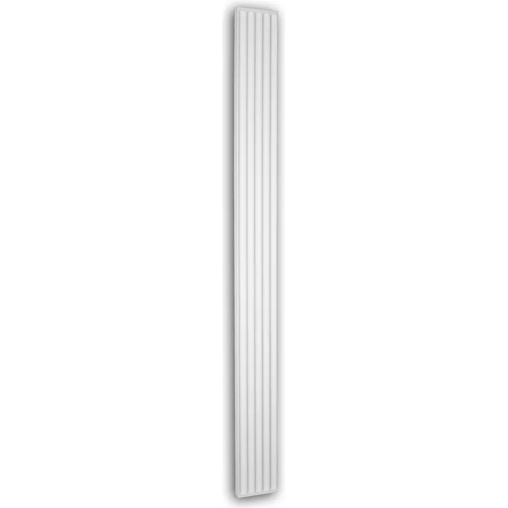 Pilaster Schaft 452202 Fassadenelement Pilaster Außenstuck Ionischer Stil weiß
