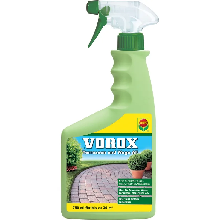 VOROX Terrassen und Wege AF, Grünvernichter, Anwendungsfertige Sprühflasche, 750 ml, , 30 m²
