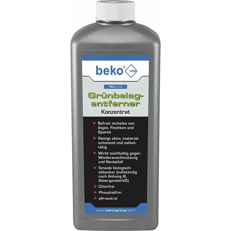 Beko TecLine Grünbelagentferner Konzentrat 1l 299121000, 299121000