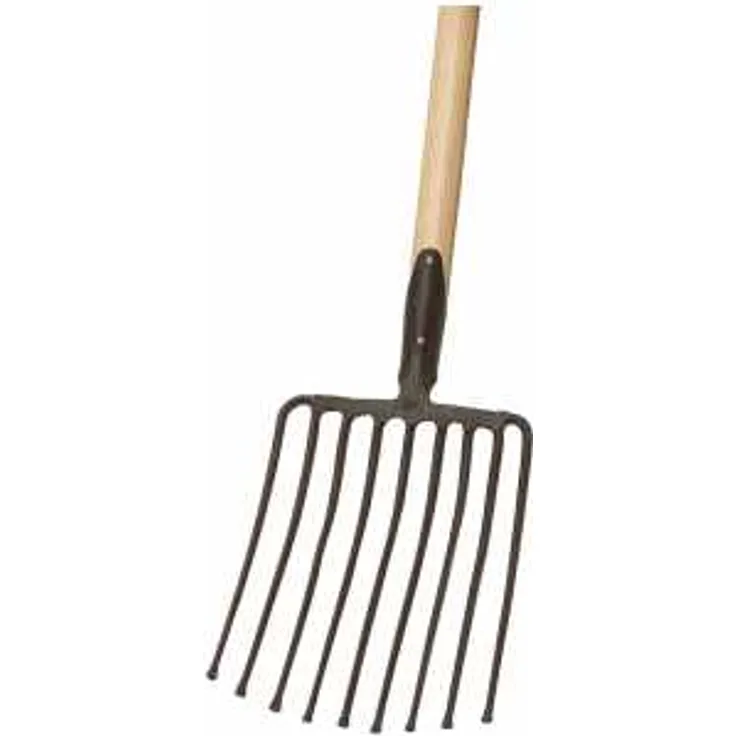 IDEAL-Kartoffelgabel mit Knöpfen, gold, Federdülle