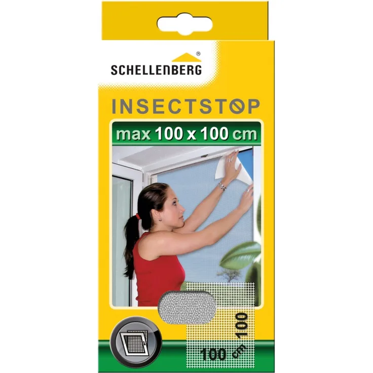 Schellenberg Insektenschutz Gitter 100 x 100 cm, weiß