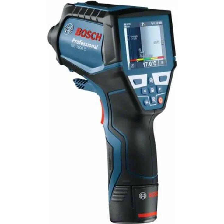 Bosch Professional Infrarot-Thermometer GIS 1000 C (mit App-Funktion, Temperaturbereich: 40 °C bis 1000 °C, 1x 12 V Akku, in L-BOXX) – Bild 1