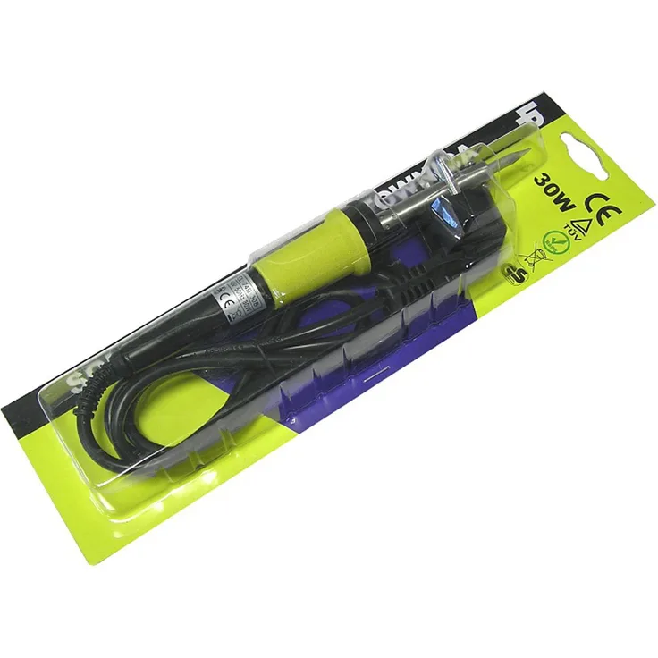 KEMOT, Schwarz LUT0024-1 Handlötkolben zum Löten oder Verzinnen, 30W , 220-240 V, 30 W, 240 V